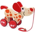 thumbnail image 1 of Esaierr Toddler Puppy Toys Cartoon Animals Wooden Tractor Toys Baby Tractor Twist Toys for 1-4 T, 1 of 5