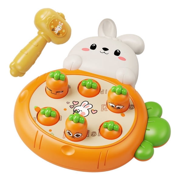 Esaierr Toddler Toys Rabbit Whack a Mole Game Toys for Kids Fun Educational Comes with Sound and Score Tracker for 3+years Gifts