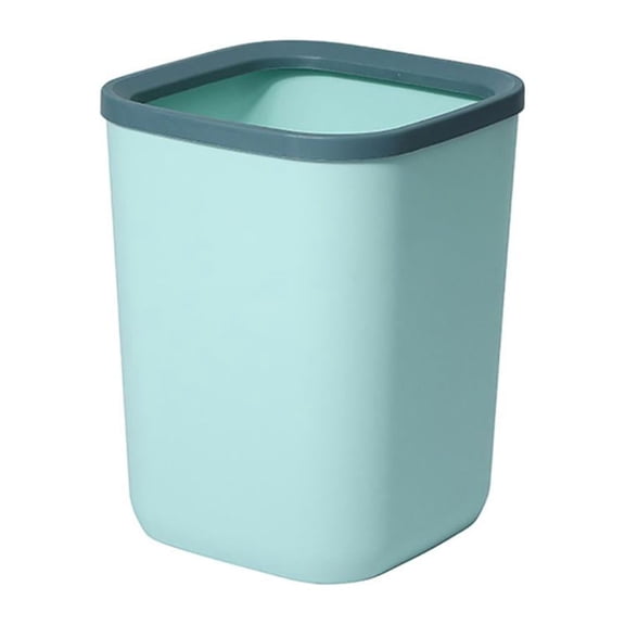 Esaierr Trash Can Plastic Garbage Can Square Waste Basket Trash Bins 8.3x10.6in