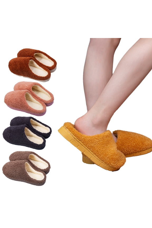 Women's Men House Slipper Comfy Scuff Memory Foam Slip on Warm Style Indoor Outdoor House Shoes/Slippers Ladies/Winter Shoes Women/Ladies Slippers/House Shoes for Women