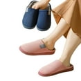 thumbnail image 1 of Esaierr Women's Mens Warm Slippers Winter Slippers House Shoes Plush Slippers Booties Indoor Outdoor House ShoesCGifts for Women,Christmas Presents for Men, 1 of 9