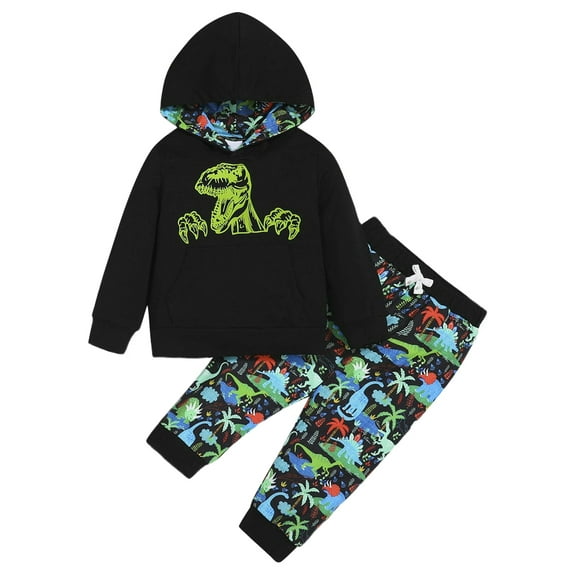 Esaierrr Newborn Baby Boys Hoodie Sweatshirt Outfits 2PCS Alphabet Print Color Blocking Sweatsuit Set Spring Autumn for 0-18M