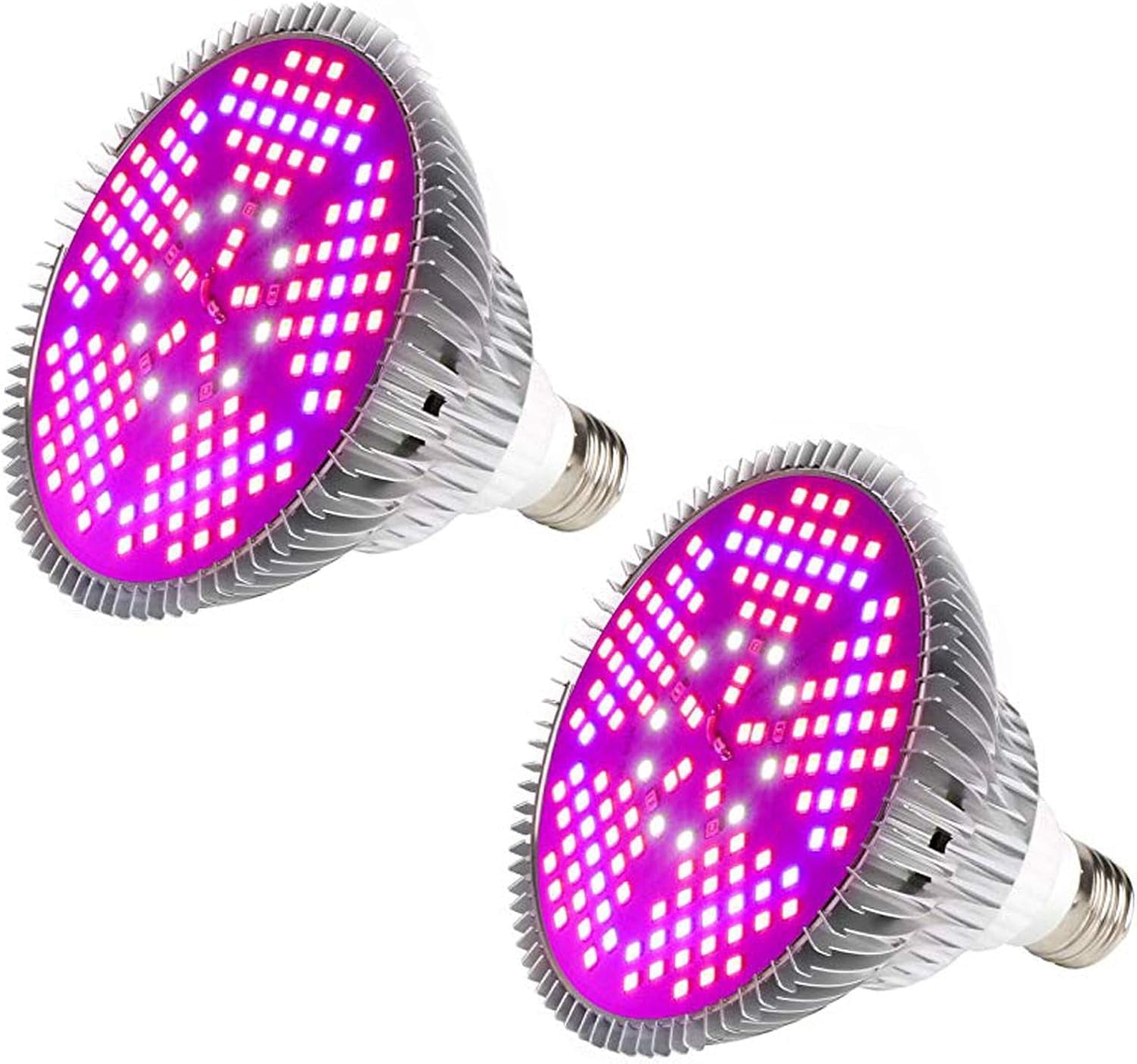 Esbaybulbs 100W LED Grow Light Bulb, Full Spectrum 150 LEDs for Indoor Plants, 2-Pack