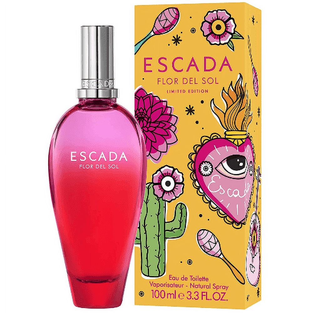 Flor Del Sol by Escada, 3.3 oz Eau De Toilette Spray for Women