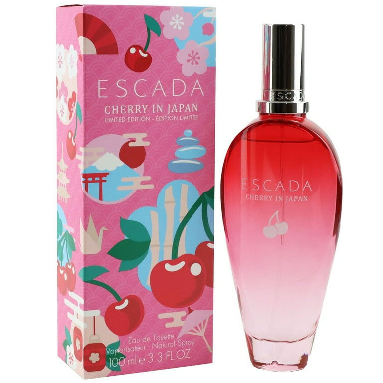 Escada Cherry In Japan Eau De Toilette Spray (Tester) By Escada - 3.3 oz Escada Cherry In Japan Eau De Toilette Spray (Tester) By Escada - 3.3 oz