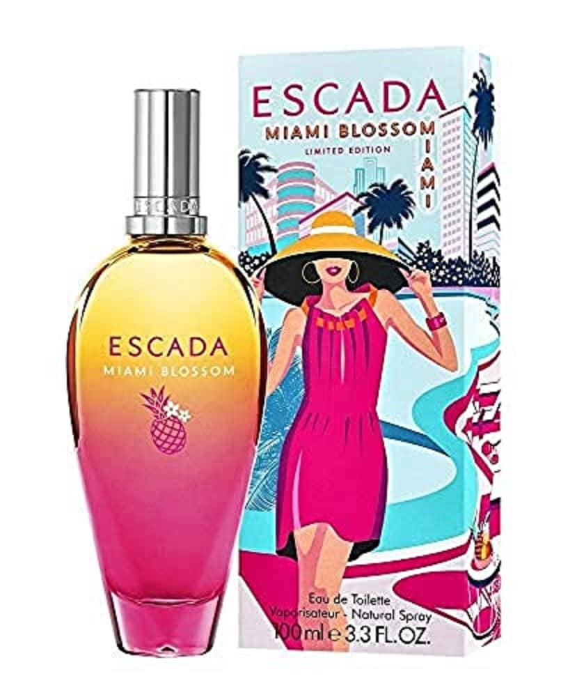 MIAMI BLOSSOM * Escada 3.3 oz / 100 ml Eau de Toilette (EDT) Women Perfume Spray