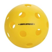 Escalade Onix Fuse Indoor Pickleballs, Yellow pack of 6
