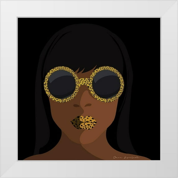 Escalante, Omar 12x12 White Modern Wood Framed Museum Art Print Titled - Accessorize I Square