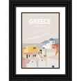 thumbnail image 1 of Escalante, Omar 13x18 Black Ornate Wood Framed with Double Matting Museum Art Print Titled - Greece, 1 of 4