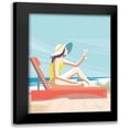 thumbnail image 1 of Escalante, Omar 15x18 Black Modern Framed Museum Art Print Titled - South Beach Sunbather I, 1 of 5
