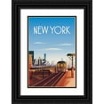 thumbnail image 1 of Escalante, Omar 17x24 Black Ornate Wood Framed with Double Matting Museum Art Print Titled - New York City, 1 of 4