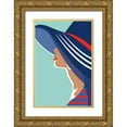 thumbnail image 1 of Escalante, Omar 17x24 Gold Ornate Wood Framed with Double Matting Museum Art Print Titled - Beach Chic IV, 1 of 4