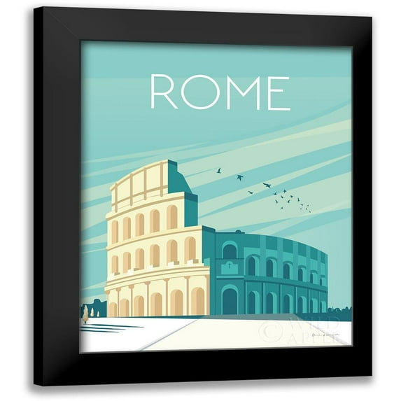 Escalante, Omar 20x24 Black Modern Framed Museum Art Print Titled - Rome