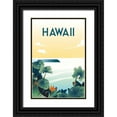 thumbnail image 1 of Escalante, Omar 23x32 Black Ornate Wood Framed with Double Matting Museum Art Print Titled - Hawaii, 1 of 4