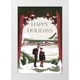 thumbnail image 1 of Escalante, Omar 23x32 White Modern Wood Framed Museum Art Print Titled - Happy Holidays Red, 1 of 4