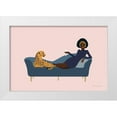 thumbnail image 1 of Escalante, Omar 24x17 White Modern Wood Framed Museum Art Print Titled - Wild Lounge I Rose Pink, 1 of 4