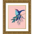thumbnail image 1 of Escalante, Omar 25x32 Gold Ornate Wood Framed with Double Matting Museum Art Print Titled - Exotic Birds IV, 1 of 4