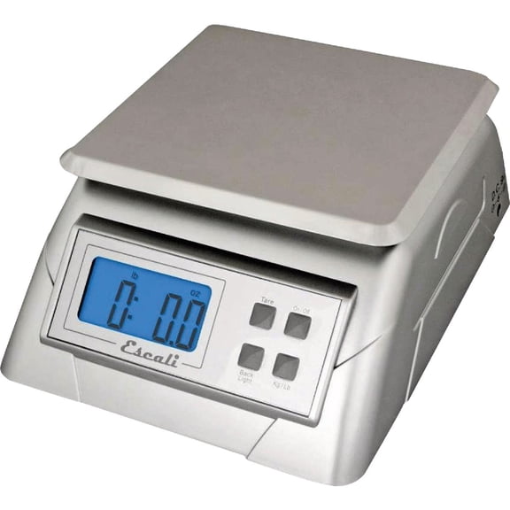 Escali Alimento 136DK Digital Kitchen Scale, Elite Food Measuring to The Gram with Removable Stainless Steel Platform and LCD Display, Baking and Cooking Made Simple