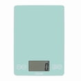 thumbnail image 1 of Escali Arti Glass Food Scale Digital Countertop Kitchen, Baking and Cooking Scale with Large Display, 15-Pound Capacity, 9" x 6.5" x .75", Classic Teal, 1 of 5