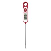 Escali DH9-R Digital 5.6-In. Stainless Steel Long-Stem Plastic Food Thermometer Red
