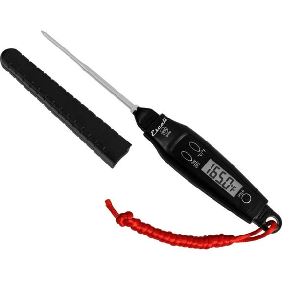 Escali DHP2 Digital Pen Cooking Food Thermometer, Black, Stainless Steel