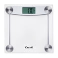 thumbnail image 1 of Escali Digital Glass Bath Scale for Body Weight, Bathroom Body Scale, High Capacity of 400 lb, Battery Included, Clear Glass, 1 of 9