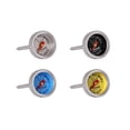 thumbnail image 1 of Escali AHS1-4 Easy Read Mini Steak Thermometer Set, Dial Reads Rare, Medium & Well, Dishwasher Safe, Silver, 1 of 4