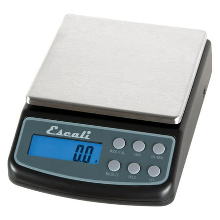 Escali L125 L-Series High Precision Professional Lab Scale, Six Units of Measurements, Capacity 125 gram / Resolution 0.01 gram, Tare Feature, LCD Digital Display, Black