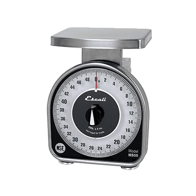 Escali MS-Series NSF Listed Dial Scale, 50 lb