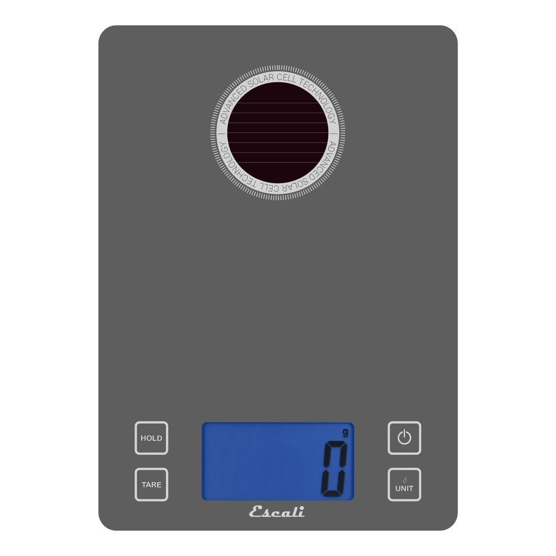 San Jamar / Escali SCDG11M 11 lb. Metallic Round Digital Portion Control Kitchen  Scale