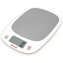 Escali ST115 Kitchen, Spice, Baking, Herb Scale w/Tare Function, LCD Digital Display, 11lb Capacity, Red/White