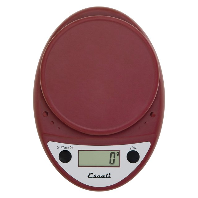 Escali Primo Digital Food Scale Warm Red