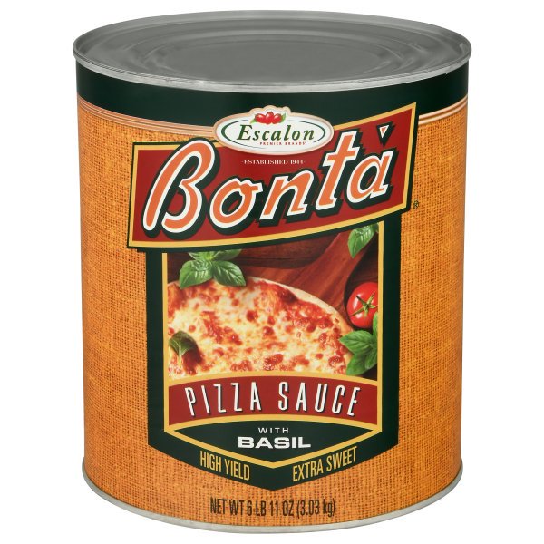Escalon Premier Brands Bonta Pizza Sauce, 107 oz