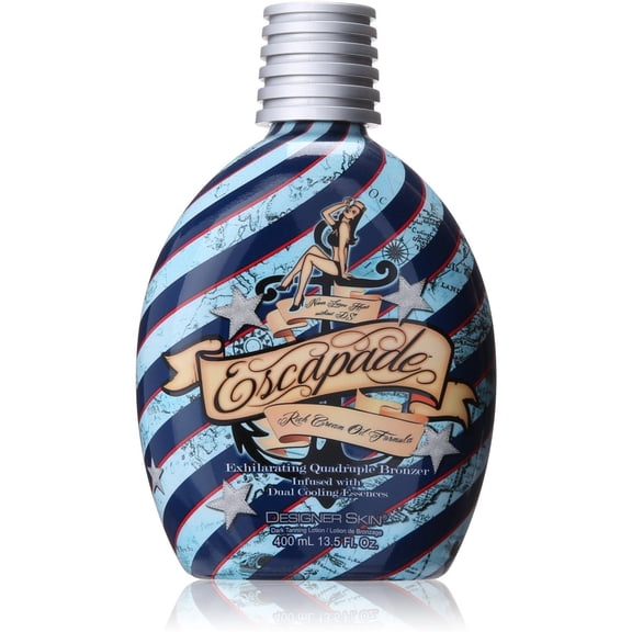 Designer Skin Escapade Quadruple Bronzer Tanning Bed Lotion 13.5oz