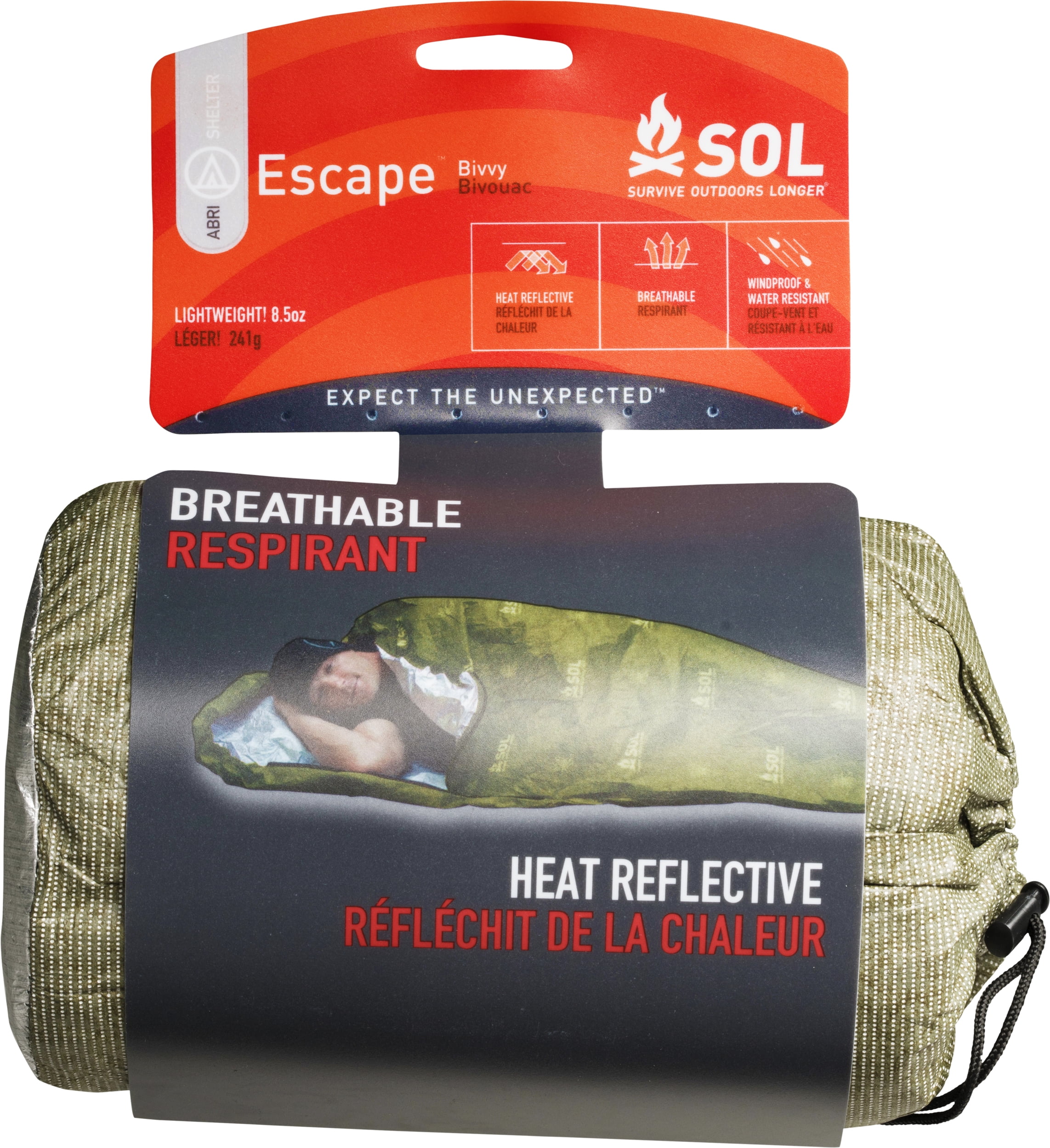 Escape Breathable Bivy Green, 31x84 inches 8.50z