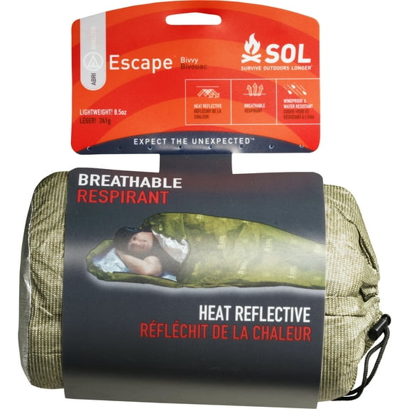 Escape Breathable Bivy Green, 31x84 inches 8.50z
