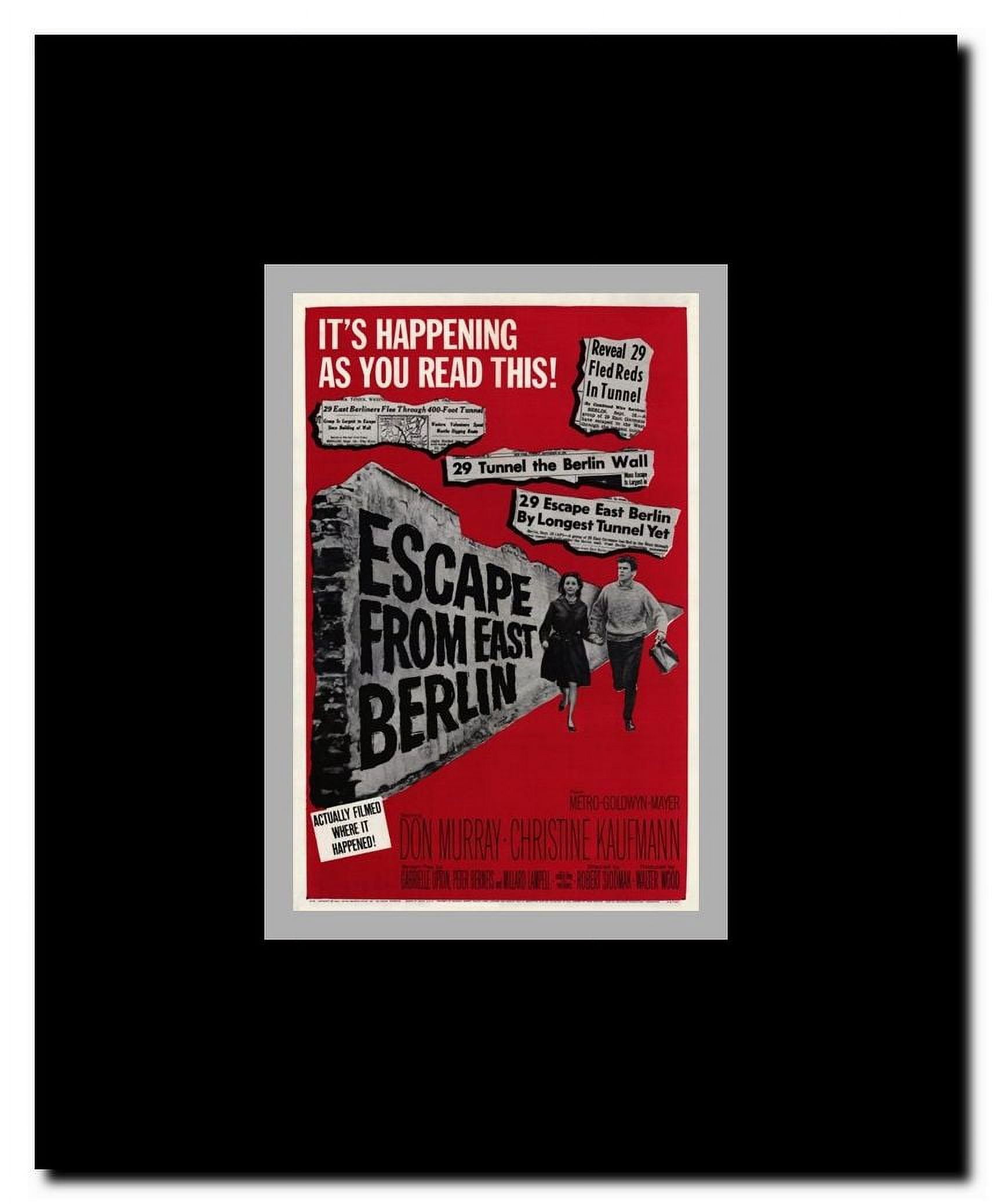 Escape From East Berlin Framed Movie Poster