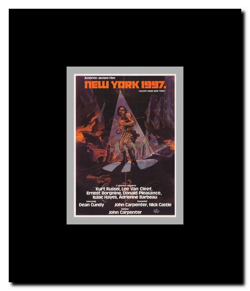 Escape From New York Framed Movie Poster