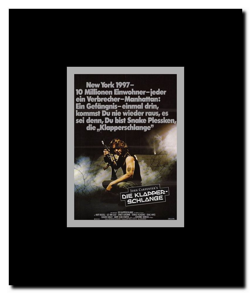 Escape From New York Framed Movie Poster