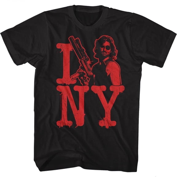 Escape From New York Isnakeny Black Adult T-Shirt 2Xlt