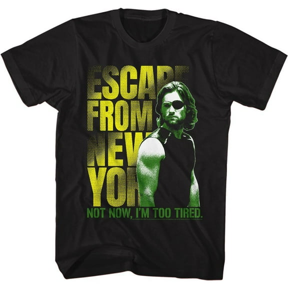 Escape From New York Not Now Black T-Shirt