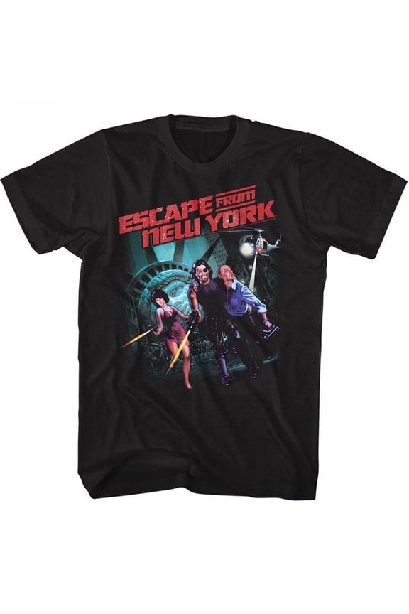 Escape From New York Running Escape Black Adult T-Shirt 4Xl
