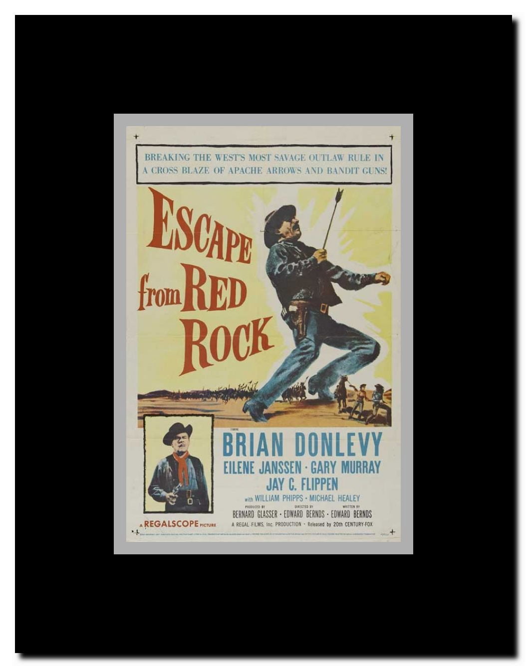 Escape From Red Rock Framed Movie Poster