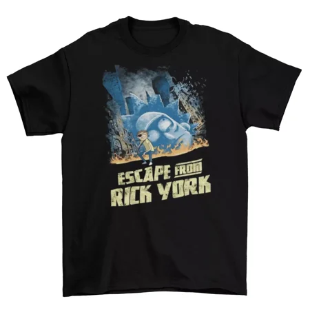 Escape From Rick York T-Shirt Unisex Cotton TV Sizes Evil Morty | eBay