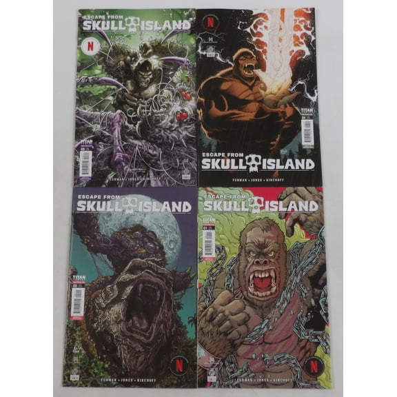 Escape From Skull Island #1-4 VF/NM complete series King Kong ; Titan