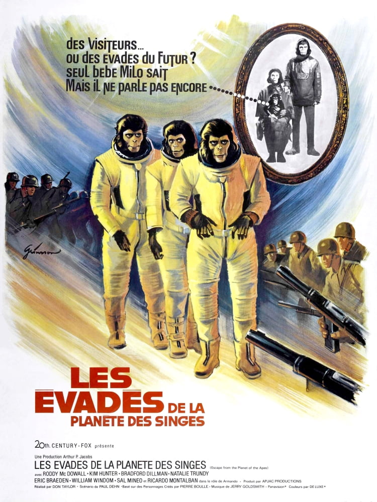 Escape From The Planet Of The Apes Canvas Art - (11 x 17)