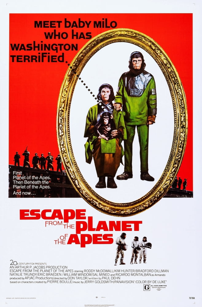 Escape From The Planet Of The Apes Canvas Art - (24 x 36)