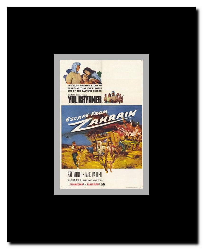 Escape From Zahrain Framed Movie Poster