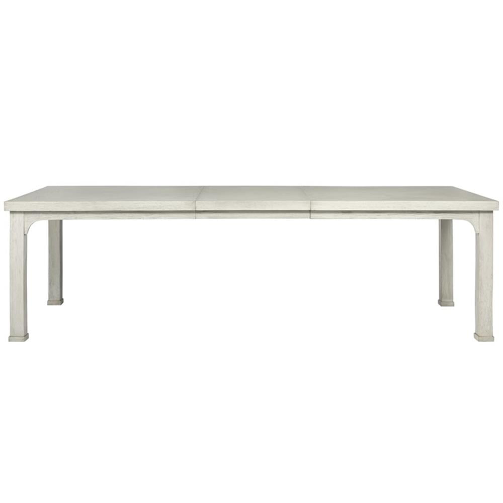 Coastal Cream Extendable Oak Dining Table, Seats Ten