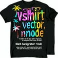 Escape to Paradise with our 'VACAY Stressing Mode' TShirt Vibrant Tie